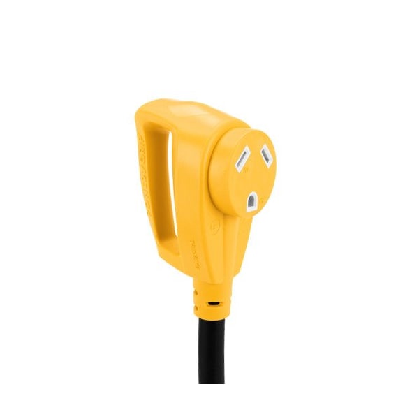 Camco POWERGRIP - GENADPTDB 12IN 30AM 4-PRONG/90F125V/3750W(E/F) CSA 55384 - main